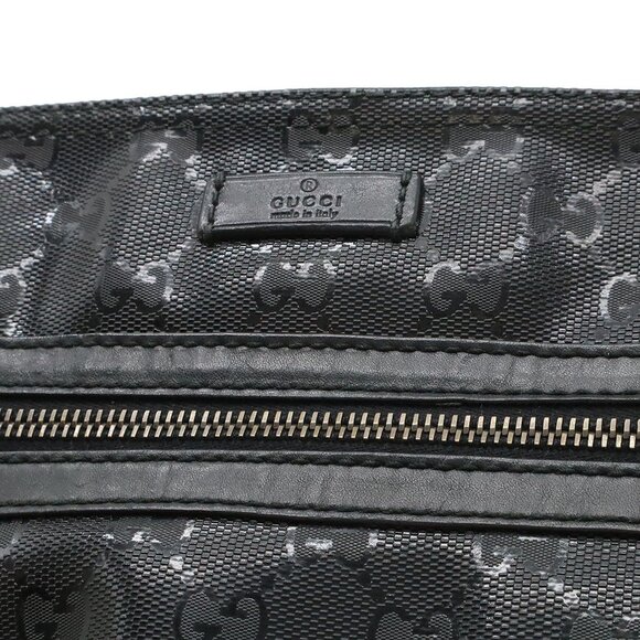 GUCCI Black Leather Shoulder Bag - Picture 8 of 10